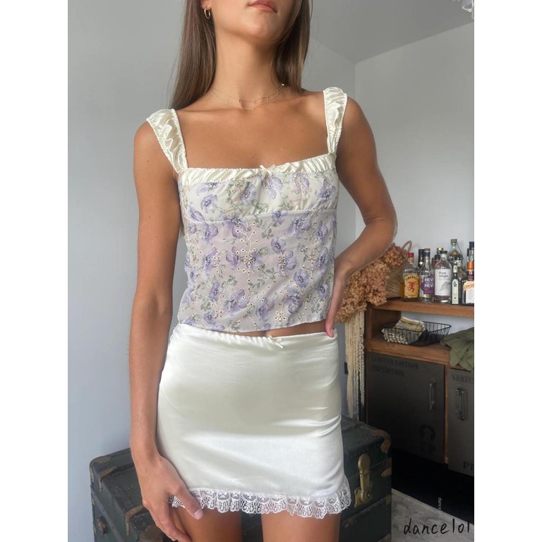 Áo Tank Top Hở Lưng Gợi Cảm Y2K 1O1