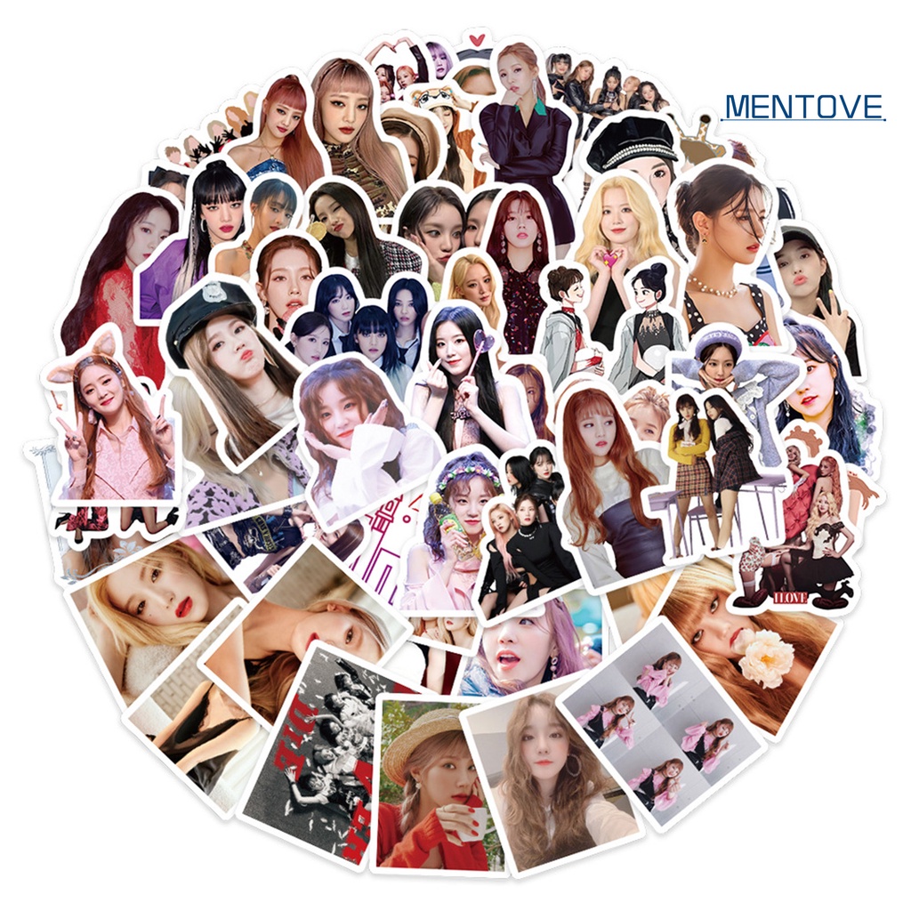 Bộ 60 Miếng Dán Tự Dính Họa Tiết Graffiti Kiểu Hàn Quốc Trang Trí Tiệc