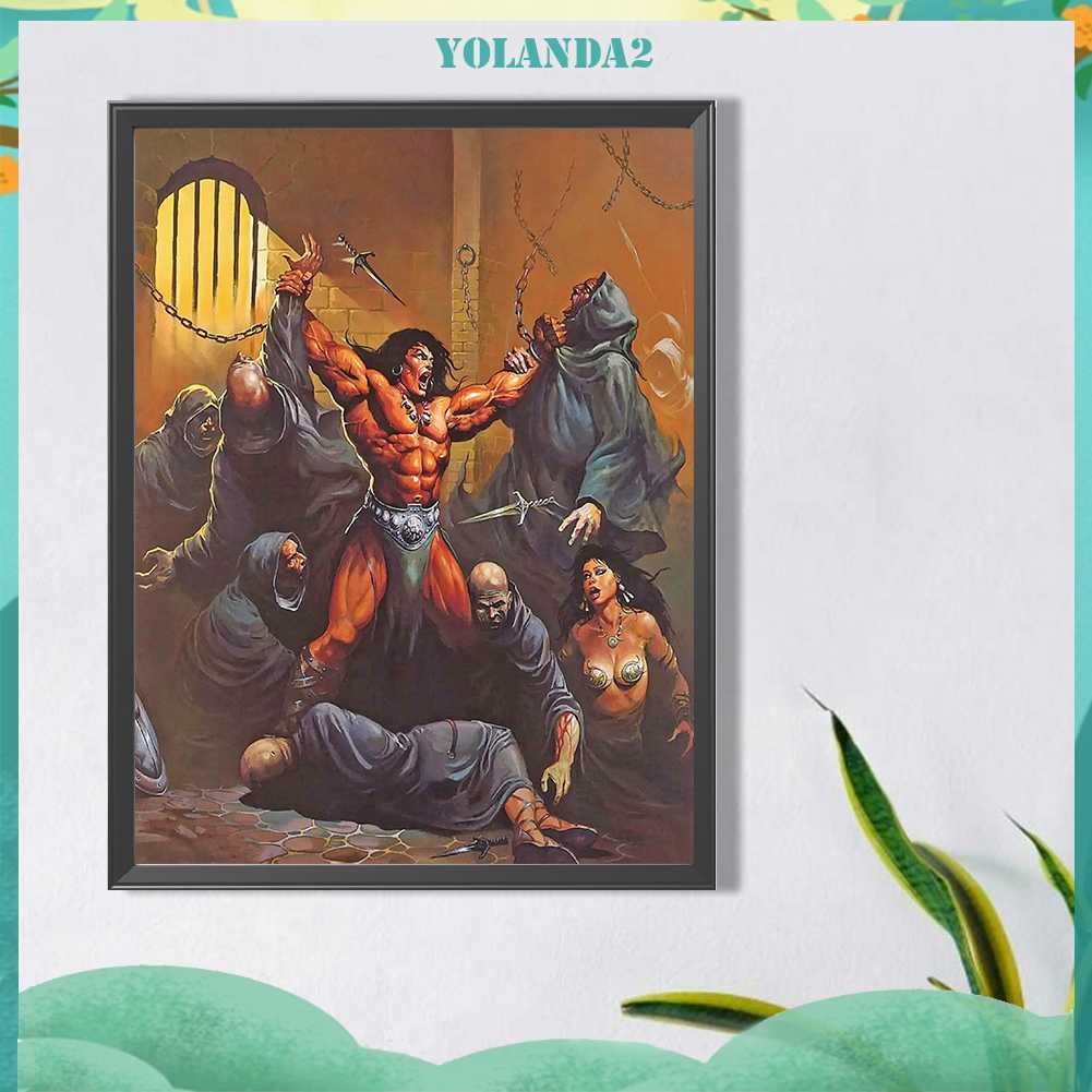 Bộ Tranh Đính Đá 5D Toàn Diện Họa Tiết Rebellion Độc Đáo DIY Dùng Trang Trí Nhà Cửa