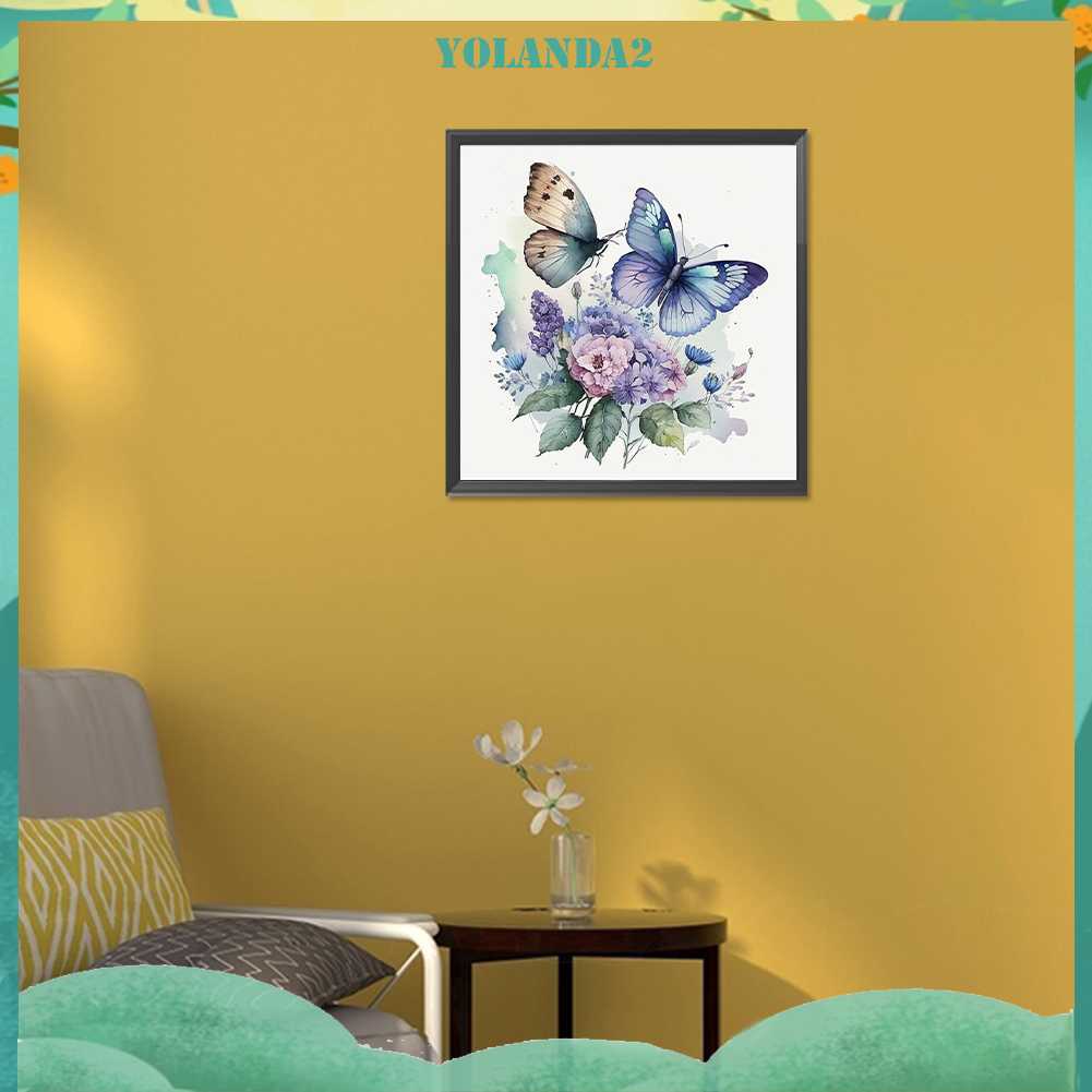 Tranh Đính Đá Kim Cương Toàn Bộ 5D DIY Hình Vẽ Hoa Trang Trí Nhà Cửa