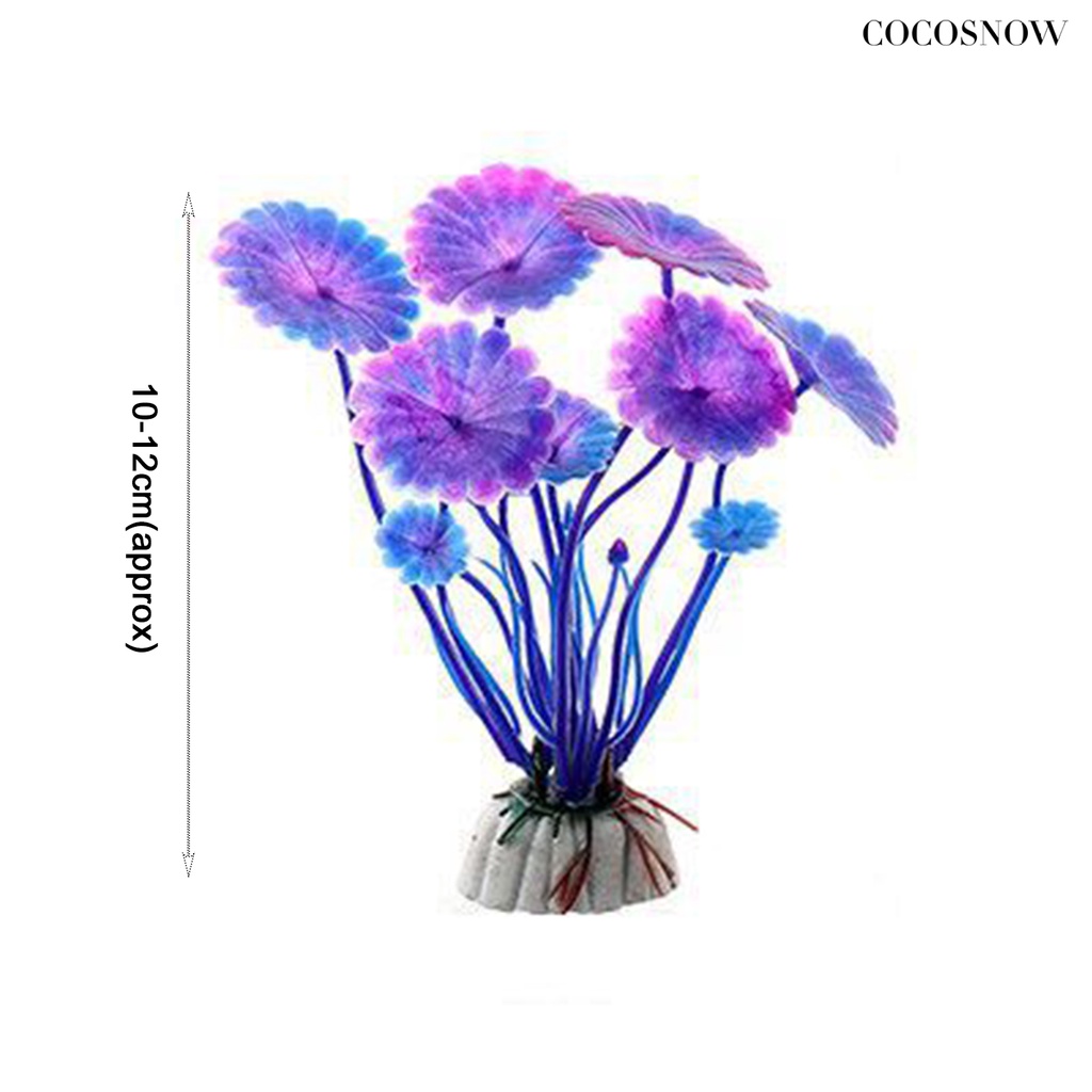 Cây Cảnh Giả 10 Kiểu Ngẫu Nhiên Dùng Trang Trí Bể Cá