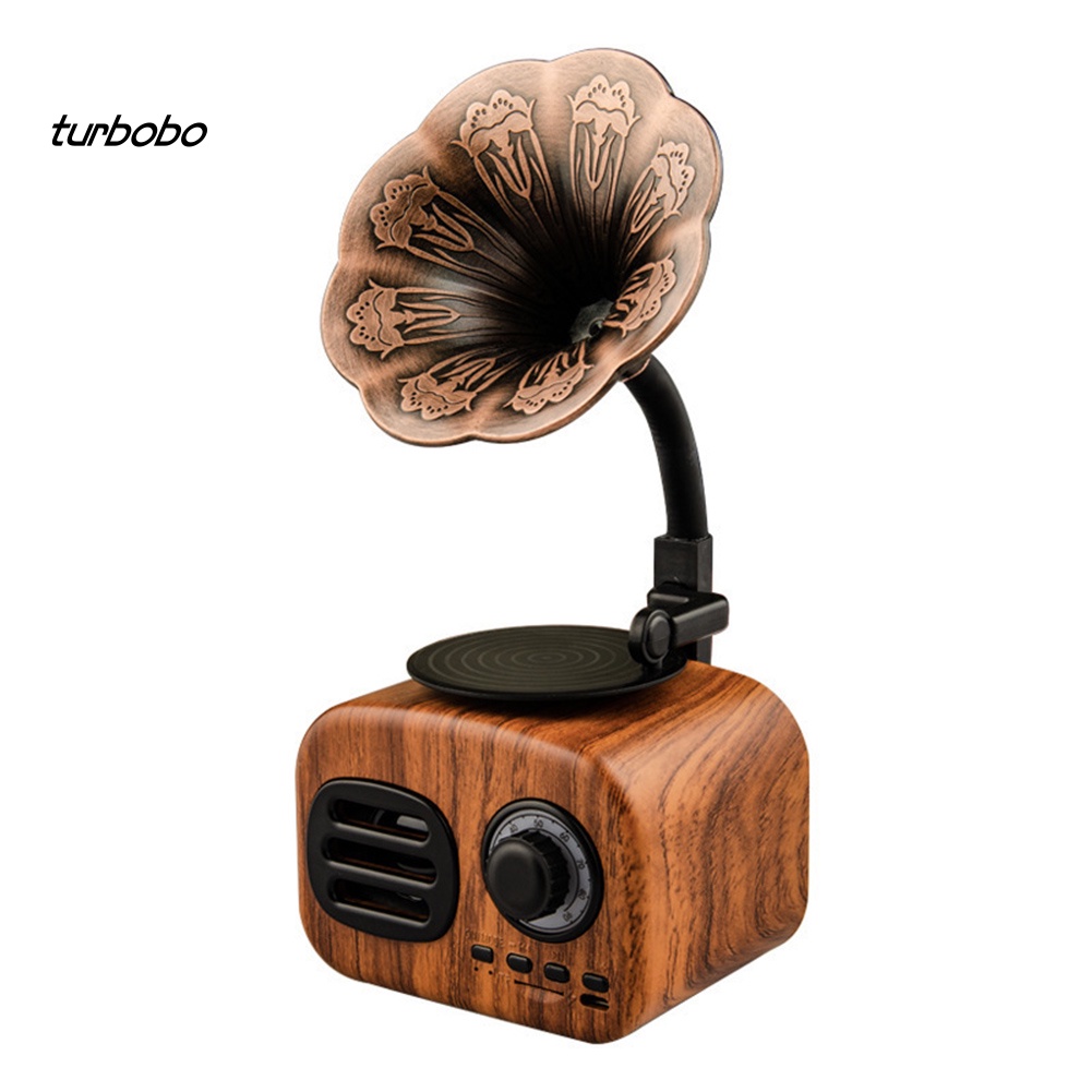 Loa Nghe Nhạc Không Dây Kết Nối Bluetooth Phong Cách Retro