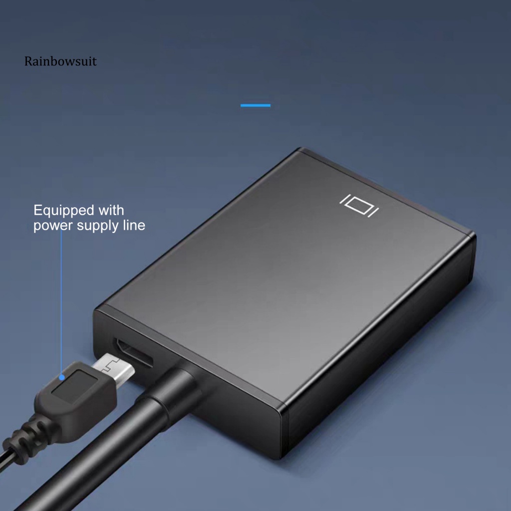 Bộ Chuyển Đổi Phích Cắm Và Play Bằng Hợp Kim Nhôm VGA Độ Kết Nối Cao Cho Máy Tính