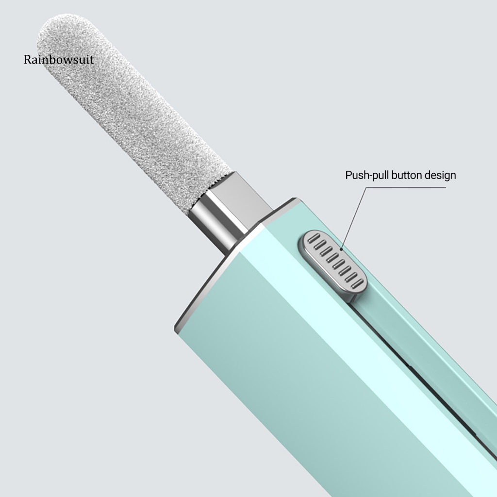 Bút Vệ Sinh Tai Nghe Bluetooth Hai Đầu Đa Năng Bằng Kim Loại Tiện Dụng