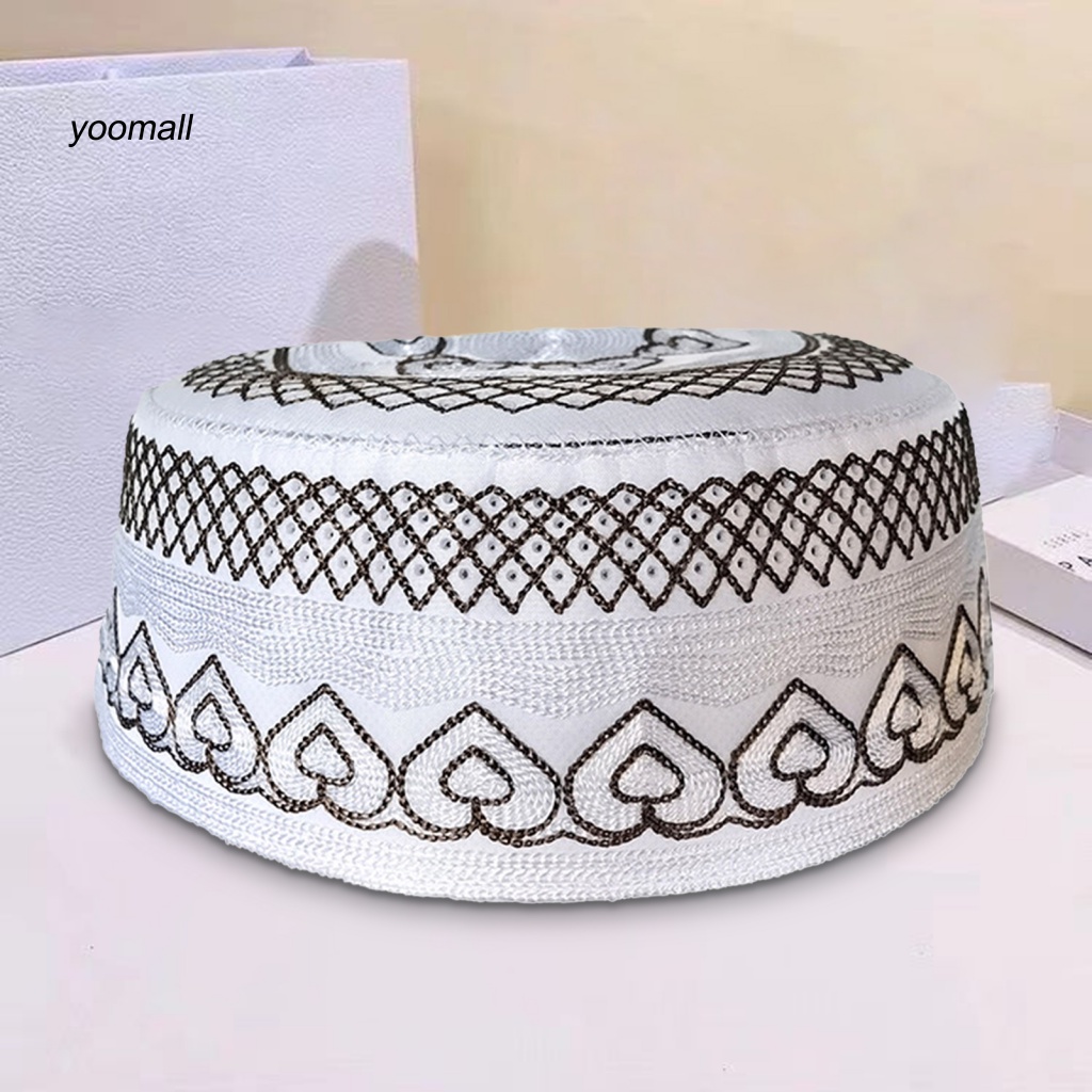 Mũ Lưỡi Trai Phẳng Thêu Họa Tiết Kẻ Sọc Phong Cách Retro Tinh Tế Cho Nam