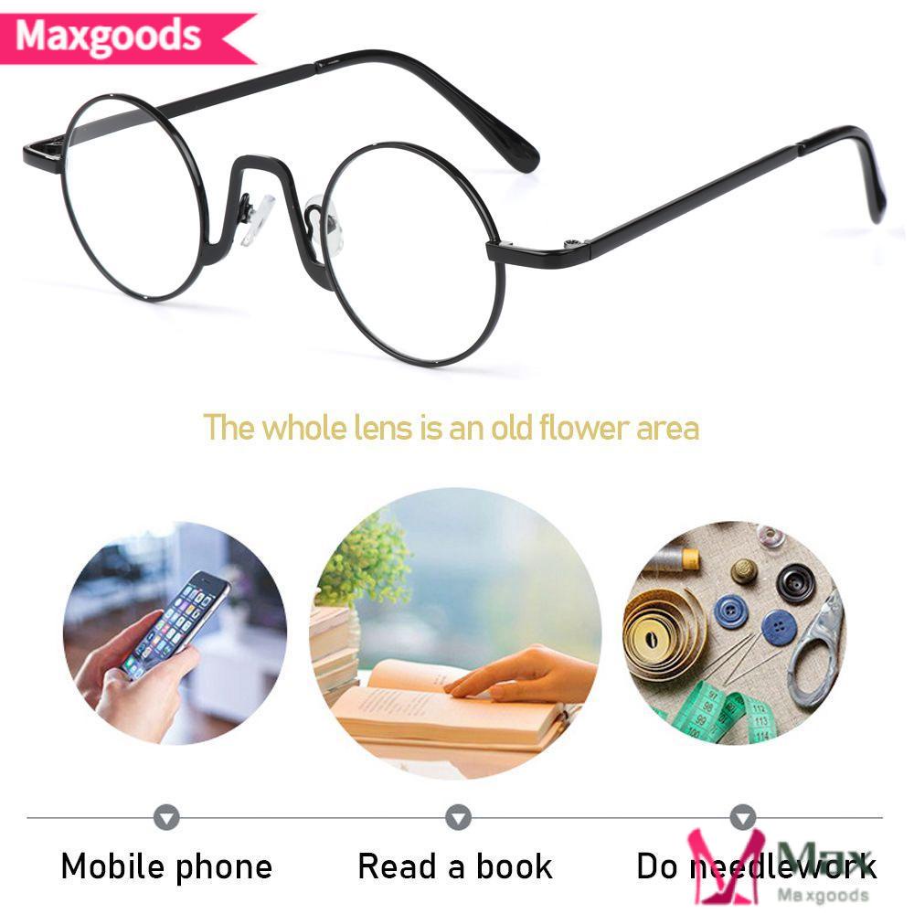 Kính Đọc Sách Gọng Tròn Cổ Điển Chống Mệt Mỏi