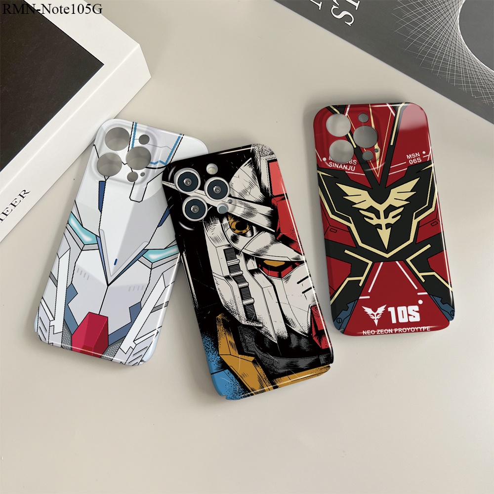 Xiaomi Redmi Note 11 11S 11T 10 Pro Plus 5G Cho Ốp lưng điện thoại In Hình Hard Cartoon Gundam