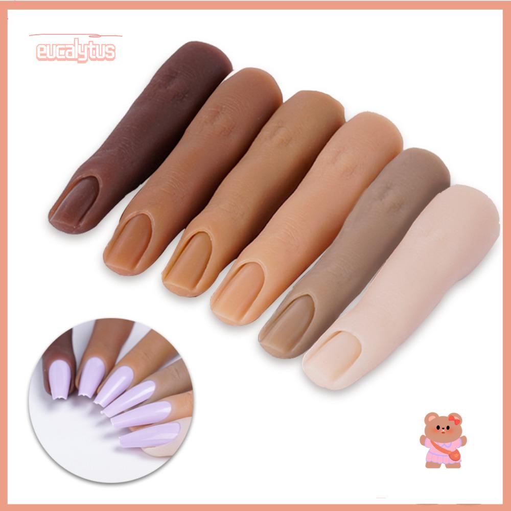 1 Ngón Tay Giả 8cm 6 Màu Sắc Dùng Luyện Tập Trang Trí Móng DIY