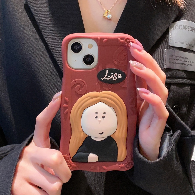 Ốp Điện Thoại Silicon TPU Mềm In Họa Tiết Hoạt Hình 3D Cổ Điển Chống Rơi Cho iPhone 14 13 12 11 Pro Max