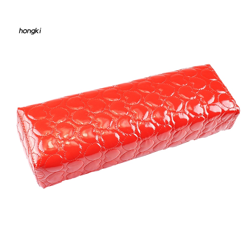 Gối Kê Tay Làm Móng Giả Da Mềm Mại Màu Trơn