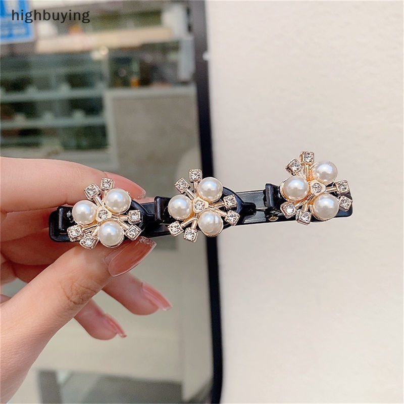 Kẹp Tóc Hình Hoa Đính Ngọc Trai Thời Trang Cho Nữ