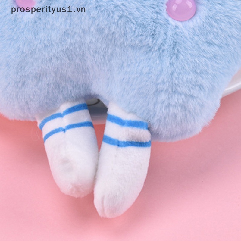 [prosperityus1] Móc Khóa Búp Bê Nhồi Bông Hình Đám Mây Mặt Cười Dễ Thương Sáng Tạo