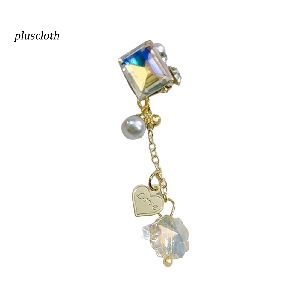 Hộp Hạt Kim Cương Giả Lấp Lánh Tự Trang Trí Móng Tay