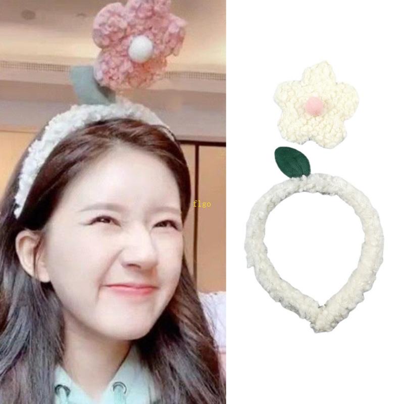 Băng Đô Bông Hoa Hoạt Hình Phát Sáng Dành Cho Nữ