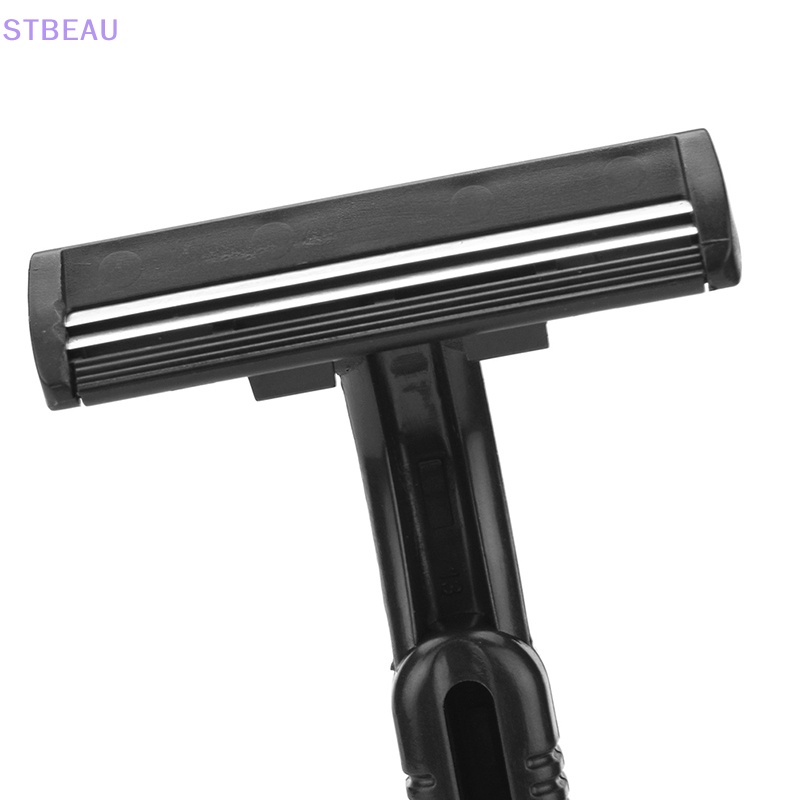 Set 10 Lưỡi Dao Cạo Râu Hai Lưỡi Bằng Thép Không Gỉ Sử Dụng Một Lần Cho Nam