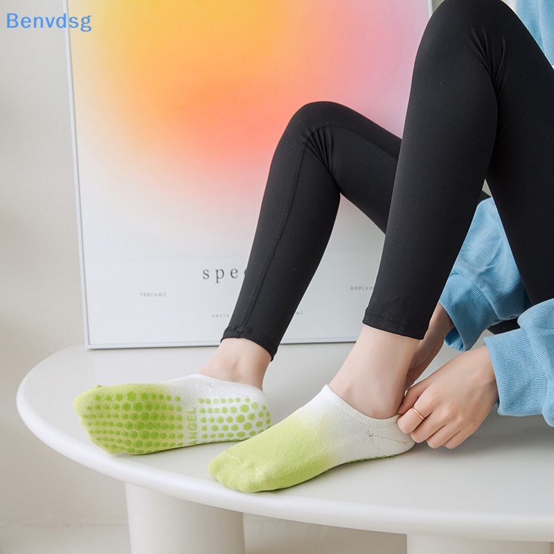 Vớ Cotton Màu Nhuộm Gradient Chống Trượt Thoáng Khí Thời Trang Cho Trẻ Em