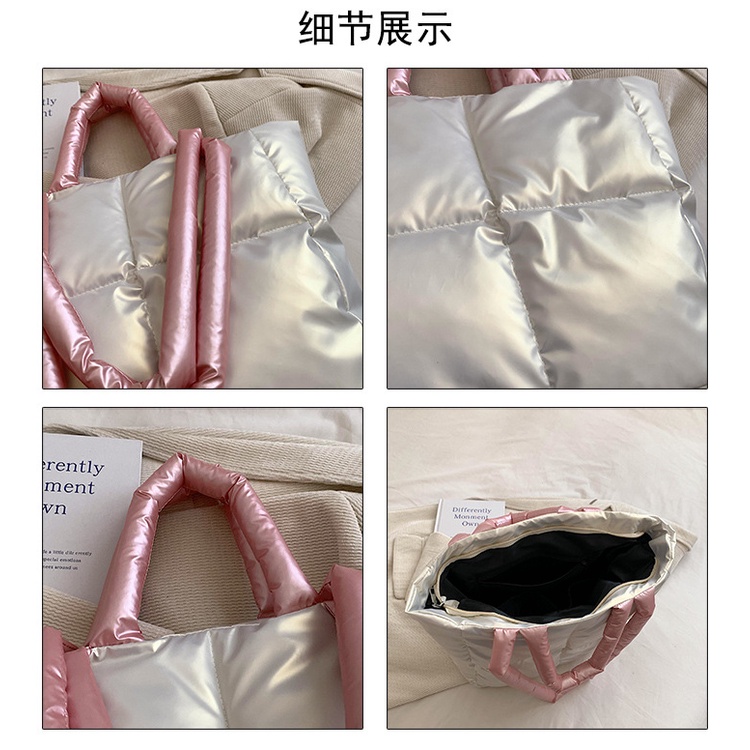 Túi Tote Đeo Vai Cotton Sức Chứa Lớn Thiết Kế Không Gian Hàng Mới Dành Cho Bạn Nữ