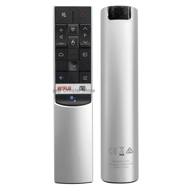 RC602S JUR4 Mới Dành Cho Tivi Thông Minh TCL Điều Khiển Từ Xa Bằng Giọng Nói w / Netfilx App P4 P6 C