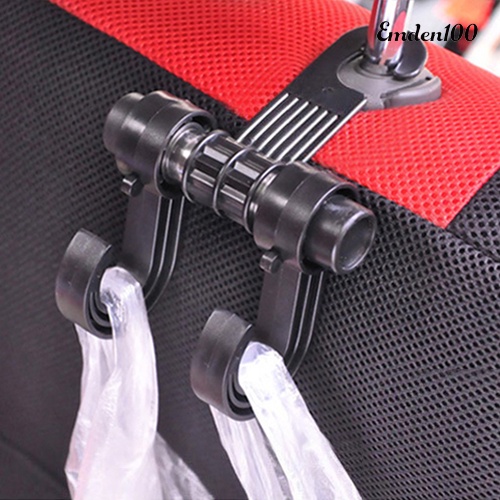 [EMDEN] Giá Đỡ Túi Mua Sắm Hai Móc Treo Lưng Ghế Ô Tô