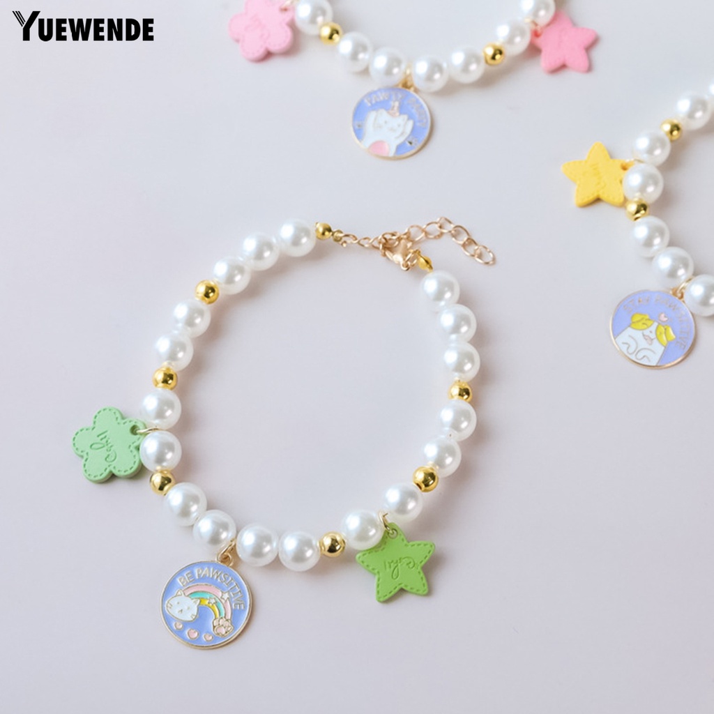 Vòng Cổ Chuỗi Hạt Nhỏ Thanh Lịch Dễ Phối Đồ Làm Đạo Cụ Chụp Ảnh Cho Thú Cưng