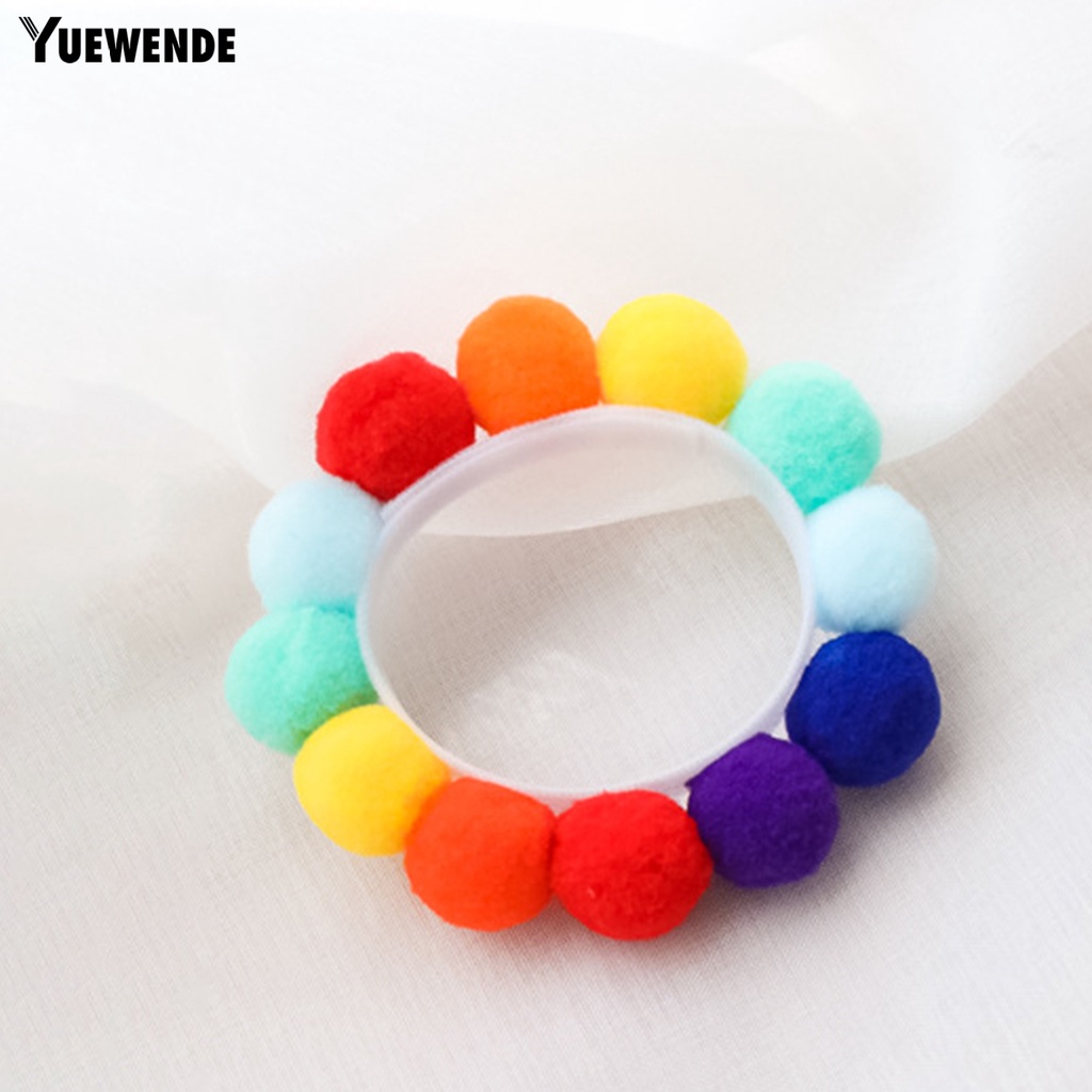 Vòng Cổ Thoáng Khí Gắn Quả Bông Nhỏ Dễ Thương Cho Thú Cưng