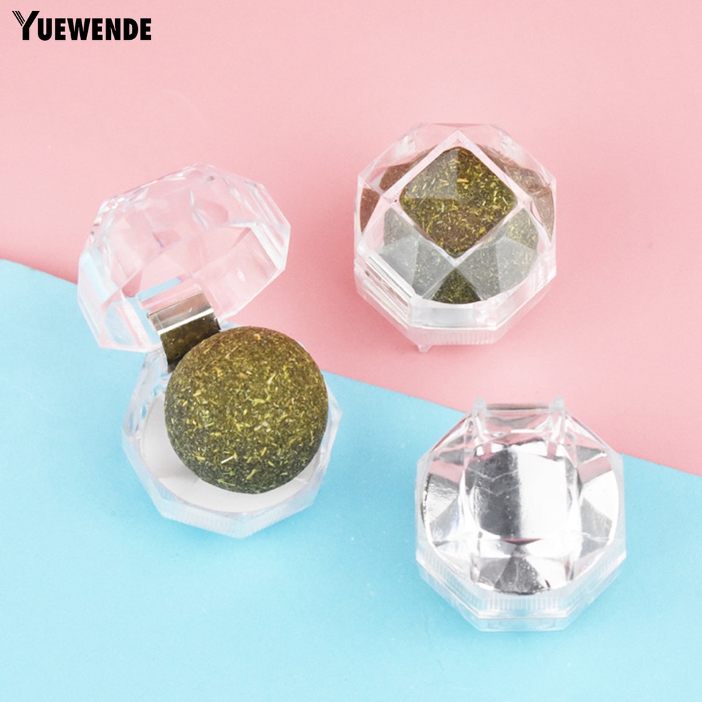 1 Bộ Bóng Đồ Chơi Bằng Chất Liệu Tự Nhiên Chống Cắn Kèm Hộp Đựng Cho Mèo Cưng