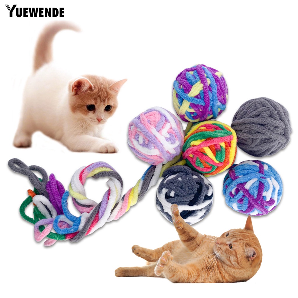 Bộ 6 Bóng Đồ Chơi Chống Cắn Chống Trầy Dành Cho Mèo