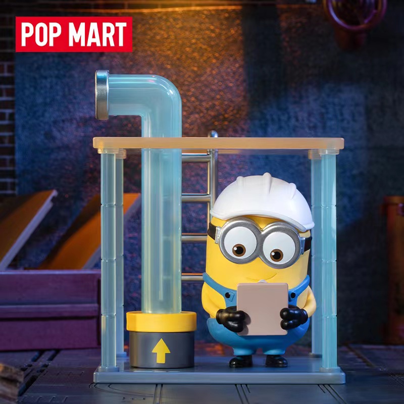 ★Đồ Chơi HGTOYS Hg Hg HGTOYS★   Búp Bê POPMART Little Man Bí Mật Đế Màu Vàng Trang Trí Hợp Thời Trang Làm