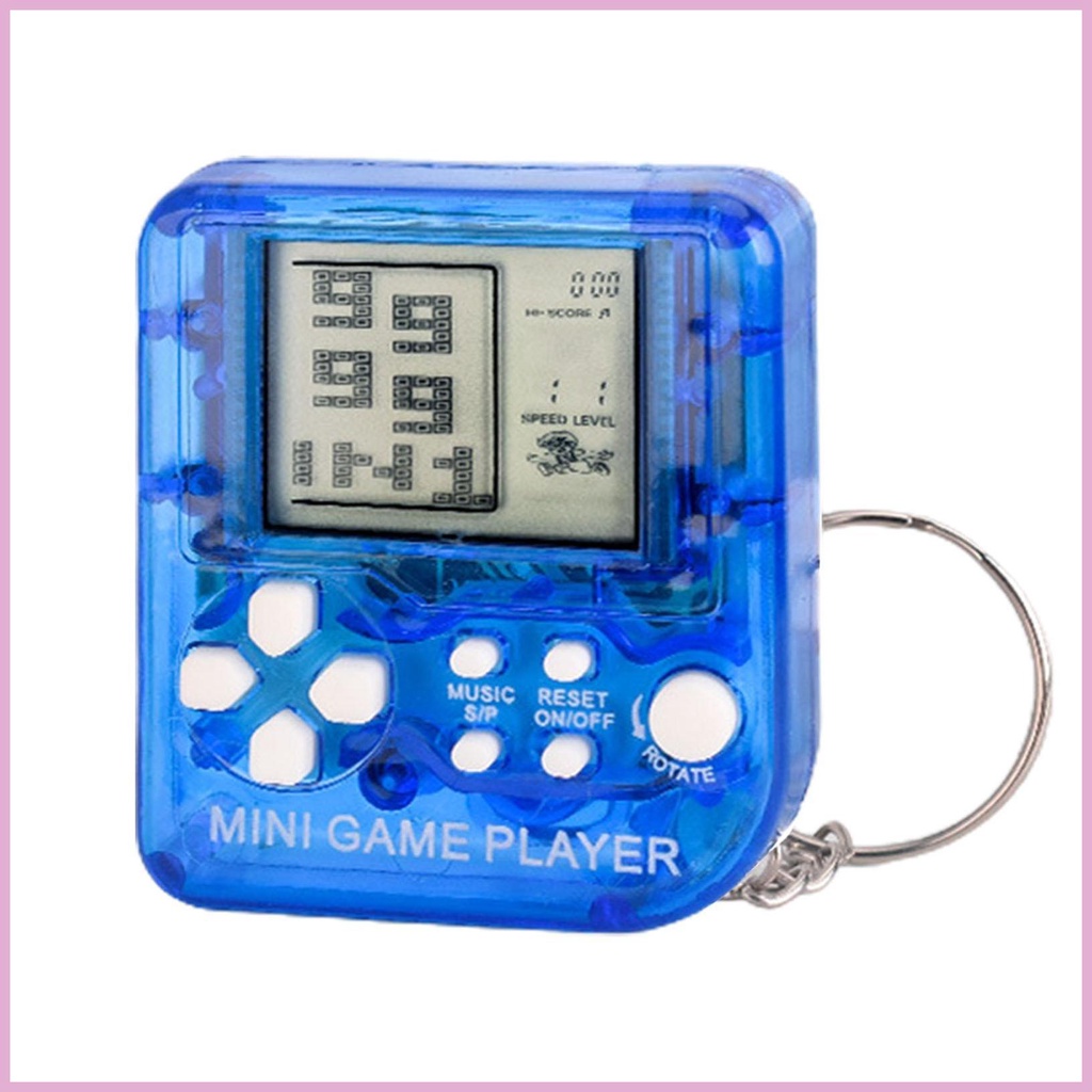 Máy Chơi Game Cầm Tay Mini Kiểu Cổ Điển Kèm Móc Khóa Tiện Dụng Cho Bé