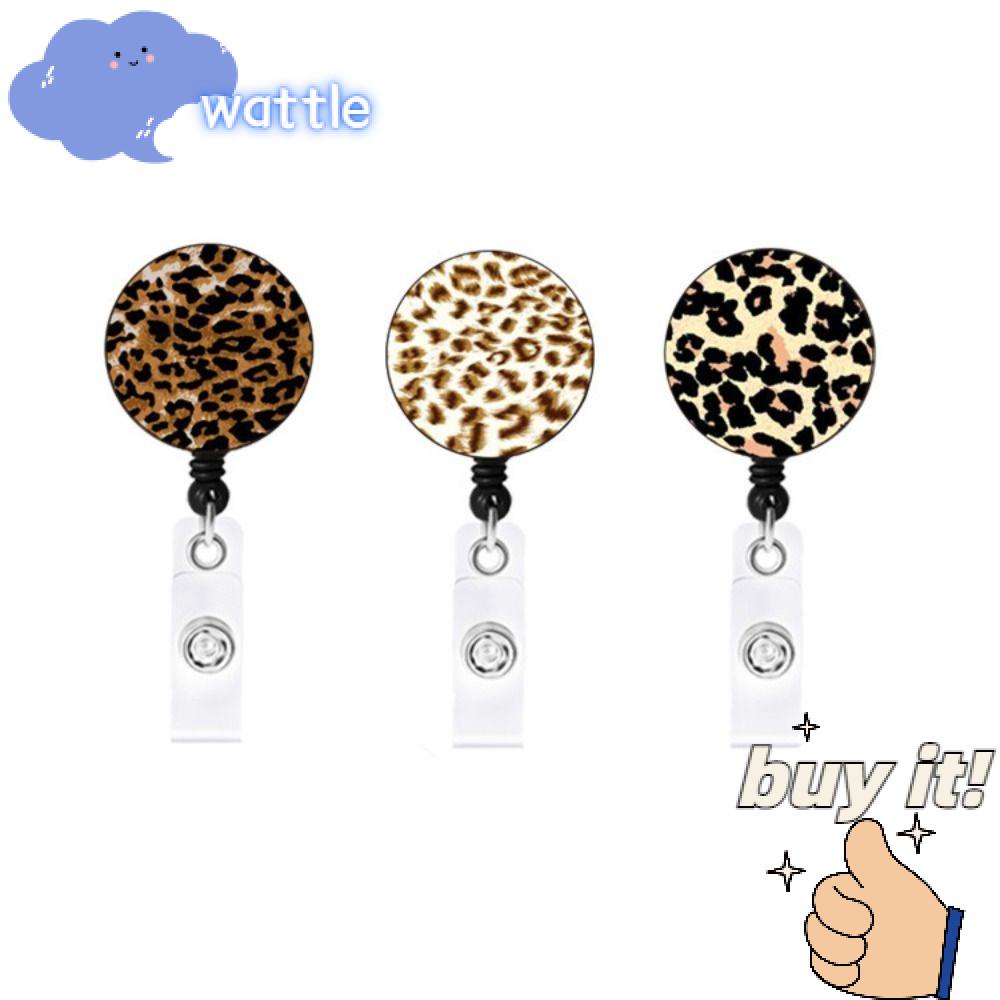 Set 3 Móc Khóa Họa Tiết Da Báo Sáng Tạo