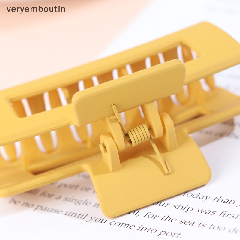 Kẹp Tóc Càng Cua Hình Vuông Đơn Giản 1 Cái Cho Nữ