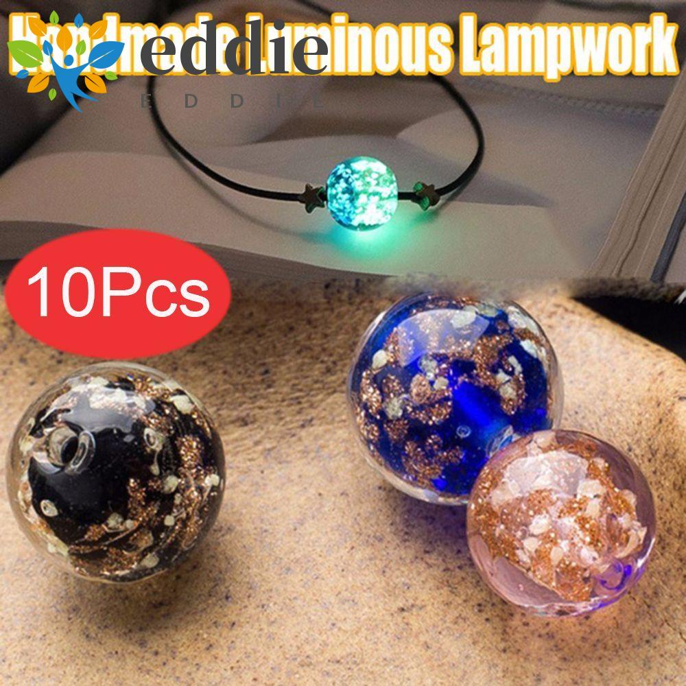 Chuỗi Hạt Thủy Tinh Tròn 10mm 26Eddie Kính|Bông Tai Hình Chiếc Lá Thời Trang Dành Cho Nữ|Bộ Dụng Cụ Làm Trang Sức Thủ Công