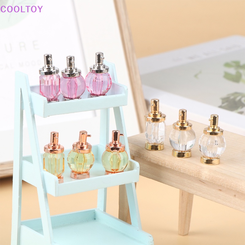 Set 3 Mô Hình Phòng Ngủ / Phòng Khách Mini Tỉ Lệ 1: 12 Trang Trí Nhà Búp Bê