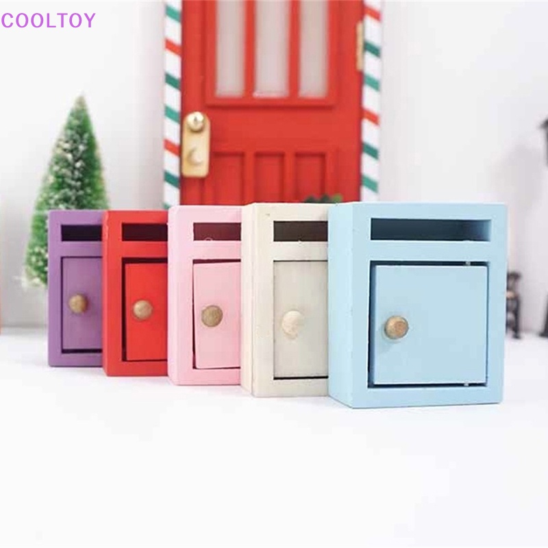 1 Mô Hình Hộp Thư Màu Sắc Trang Trí Nhà Búp Bê / Tỷ Lệ 1: 12