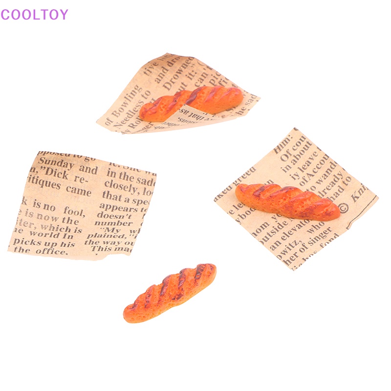 Cooltoy Mô Hình Bánh Mì Baguette Mini Tỉ Lệ 1: 12 Trang Trí Nhà Búp Bê