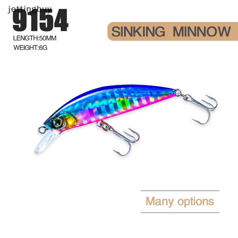 Mồi Câu Cá Giả Cứng 5cm 6g 50S Chất Lượng Cao