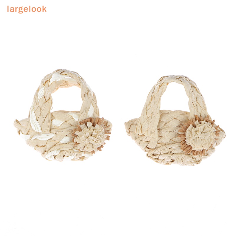 Giỏ Xách Đan Lát Thủ Công Mini Tỷ Lệ 1 / 6 Độc Đáo Trang Trí Nhà Búp Bê