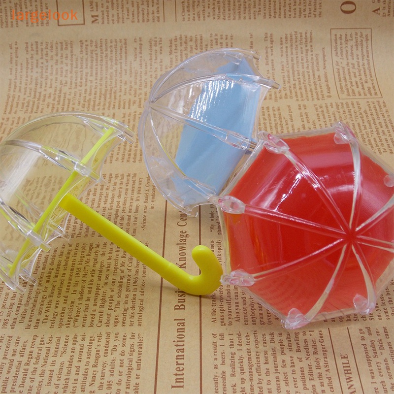 Hộp Đựng Kẹo Hình Cây Dù Mini Bằng Nhựa Dùng Trang Trí Tiệc Cưới / Sinh Nhật / Nhà Tắm