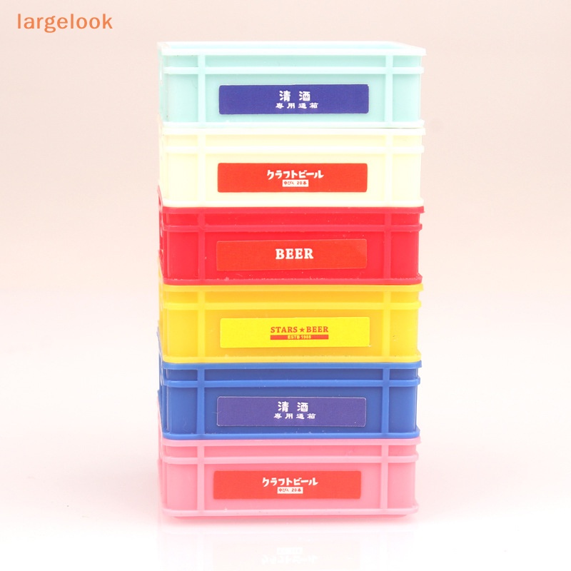 [Biglook] Giỏ Vuông Đựng Thức Ăn / Nước Uống Trang Trí Nhà Búp Bê Mẫu Mới