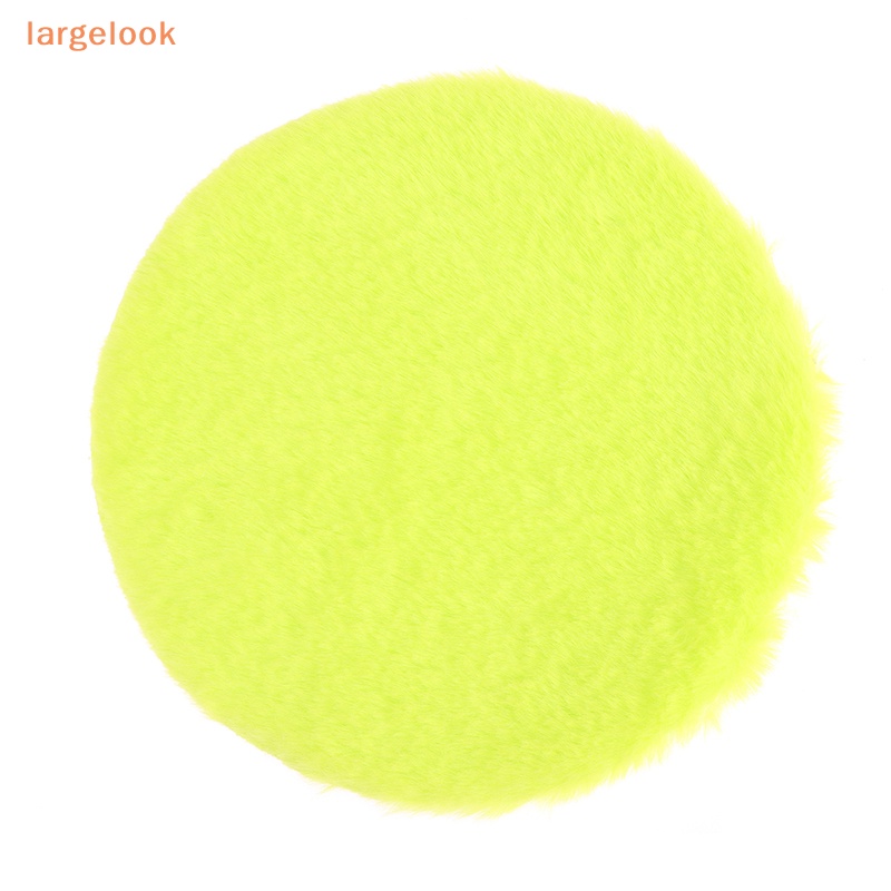 1 Thảm Lông Lót Sàn Hình Tròn Trang Trí Nhà Búp Bê