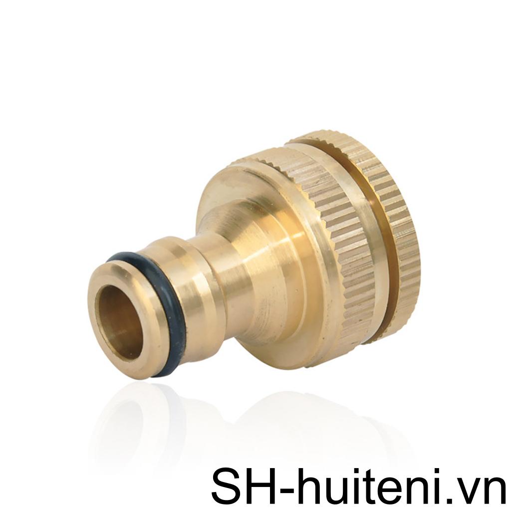 Set 2 Đầu Nối Ống Nước Bằng Đồng Thau 3 / 4 &quot;