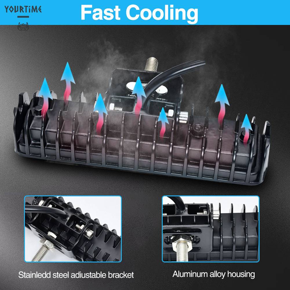 Đèn LED 6 Bóng IP68 Chống Thấm Nước Cho Xe Jeep SUV Truck