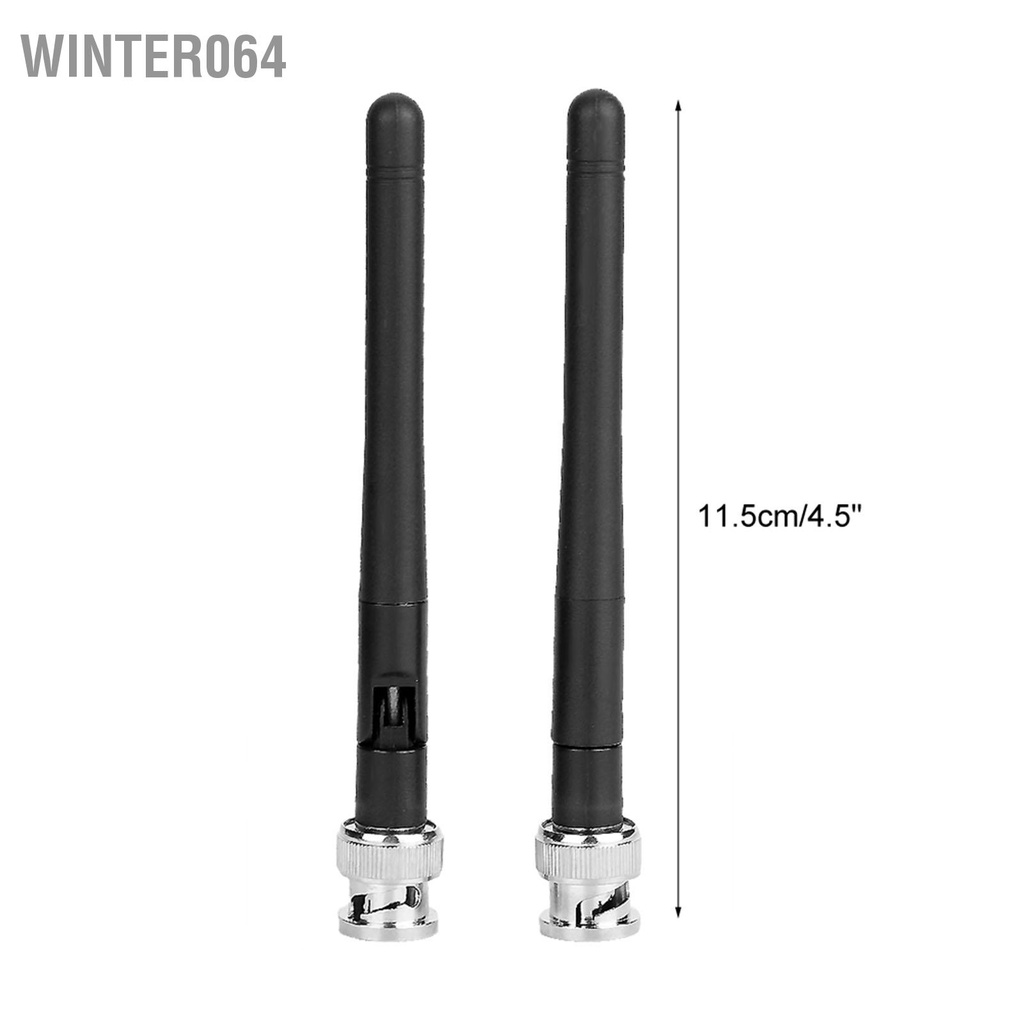 Winter064 2 CHIẾC Ăng Ten UHF với Đầu Nối BNC cho Thu EW100 EW300 EW500 G3 HM