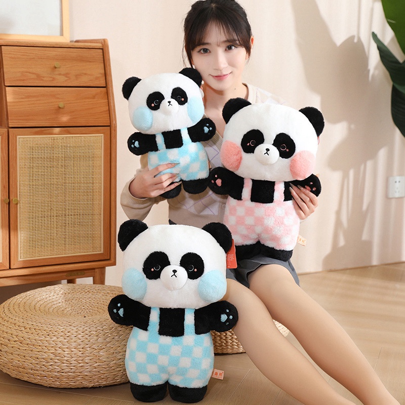 Gấu Trúc Nhồi Bông Thiết Kế Dễ Thương Dùng Làm Quà Tặng Độc