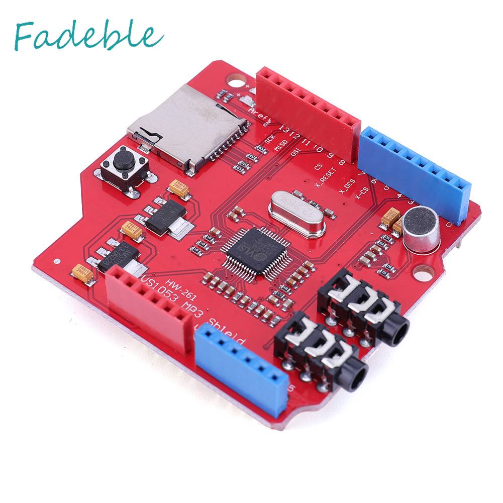 Bảng Mạch Mở Rộng VS1053 Có Chức Năng Ghi Âm MP3 Dành Cho ARDUINO MEGA