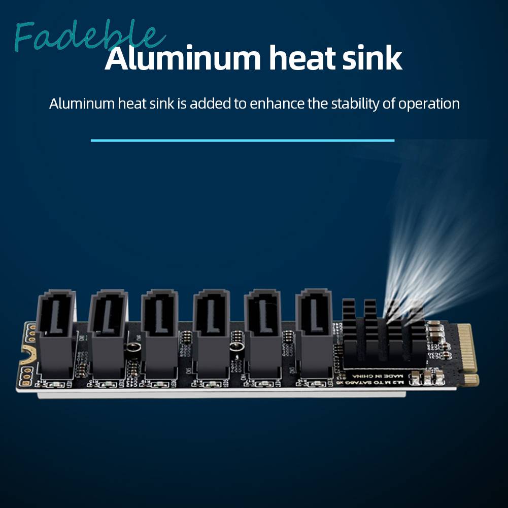 Card Mở Rộng M2 M-EKY PCIE3.0 Sang SATA6G Cho Ổ Cứng SATA