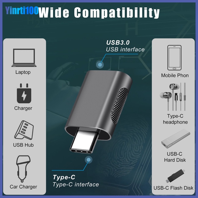 Cáp Chuyển Đổi Usb 3.0 Type c OTG Đực Sang Usb 3.0 Cái Cho Điện Thoại Di Động