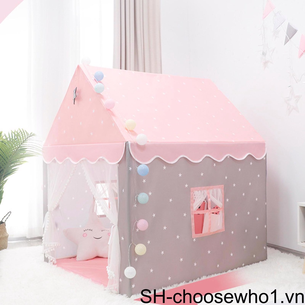 Lều Chơi Trong Nhà Màu Vàng Di Động Tiện Dụng Cho Bé