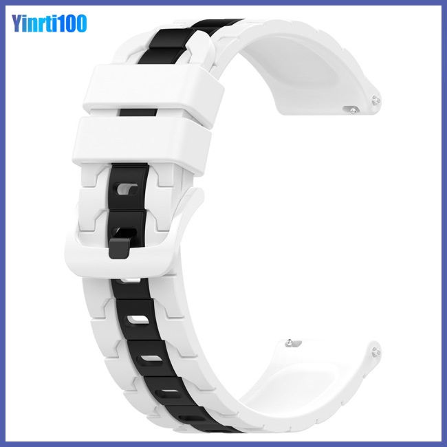 Dây Đeo Silicone 20mm Hai Màu Cho Đồng Hồ Thông Minh Samsung Galaxy Watch5 Watch4