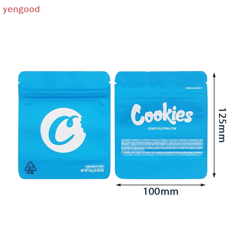 Set 20 Túi Zip Đựng Bánh Quy Có Thể Tái Sử Dụng Tiện Lợi